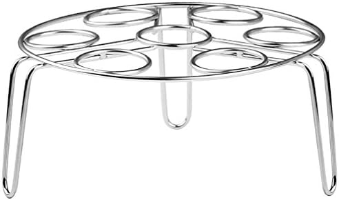 Steaming Rack, Upintek 2Pack Stainless Steel Steamer Racks and Egg Steamer Rack for Pressure Cooker Kitchen Cooking Steaming Holder Rack Stand Set(3.1” Height +2.1”Height)