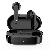 [TWS Bluetooth 5.0]- Diseñado con el ultimo bluetooth 5.0, los auriculares inalámbricos Bluetooth se conectarán de una manera rápida y estable sin enredarse. Calidad de micrófono mejorada para ambos auriculares para una mejor calidad de llamada.