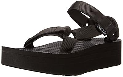 Teva Original Universal Flatform W's, Sandales Plateau Femme, Noir (Black), 39 EU