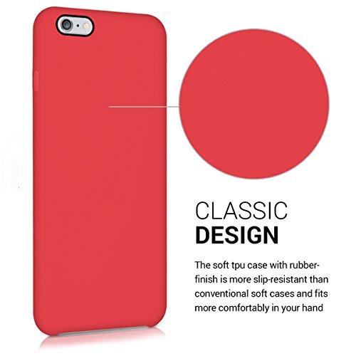 kwmobile Funda para Apple iPhone 6 Plus 6S Plus - Carcasa de TPU para tel fono m vil - Cover Trasero en Rojo reviews kwmobile Funda para Apple iPhone 6 Plus 6S Plus - Carcasa de TPU para tel fono m vil - Cover Trasero en Rojo