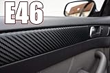 15 tlg. Carbon Look Folienset für den Innenraum Ihres 3er E46 1998-2007