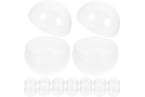 Alipis 50 ∅ 5Cm Boules Transparentes à Remplir – Capsules Rondes pour Tombola, Machine à Bonbon, Claw Machine, Accessoire Fête, Jeux, Bricolage et Cadeaux Surprise