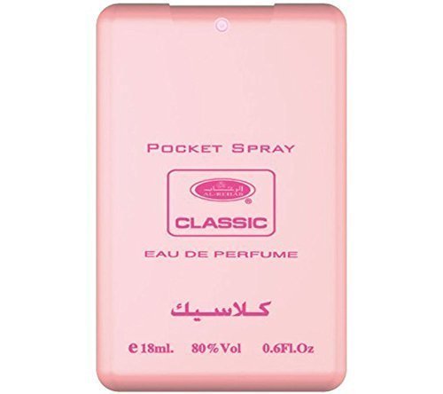 1STOPBABYSTORE Perfume-Pocket Eu De Toilette Spray Arabian Fragrance Travel Atomiser 18 Ml Attar "classic-Spray"