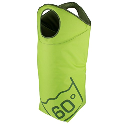 Tempracell Wäschekorb, Polyester, ca. 100 L Volumen, grün, 55 x 80 x27 cm - 2