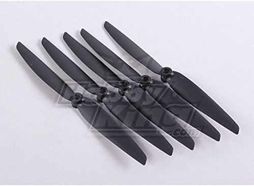 Preisvergleich Produktbild GWS Style Propeller 7x3.5 Black (CCW) (5pcs)