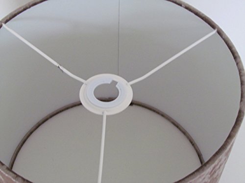Handmade Champagne Crushed Velvet Fabric Drum Lampshade Lightshade