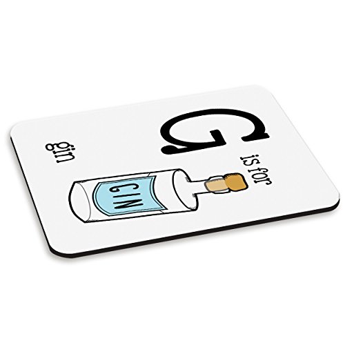 Preisvergleich Produktbild Buchstabe G ist für Gin PC Computer Mauspad