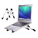 Produktbild GUSODOR Laptop Ständer Notebookständer Ergonomisch Leicht und Klappbar Ständer Multi-Winkel Verstellbar Universal Ständer für 11 bis 15.6 Zoll Tablet * Schwarz