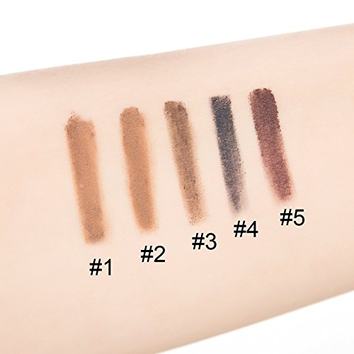 ROPALIA 5 Farben Wasserdichte Augenbrauen Gel Creme Mit Pinsel - 3