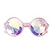 Produktbild Dorical Unisex Sonnenbrillen, Damen Kaleidoskop-Sonnenbrille lustig Design Brille Schwärmen Festival Party EDM Sonnenbrille gebeugten Linse, Herren Ferien-Brille Sale(C)