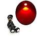 Produktbild QHGstore 2ST Ultradünnes 18MM 9W Eagle Eye LED Auto DRL Tagfahrlicht Schwarze Schale rot