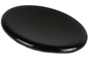 OUUBUUY Amethyste Pierre Naturelle Améthyste Cristal Lithotherapie Stress Anxiété Angoisse - worry stone (Obsidienne)