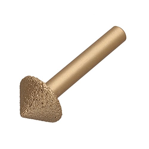 cnbtr 8 x 22 x 13 mm 90 Grad CNC Gravur Emery Bit eingelötete Diamant Tapered Bohrer