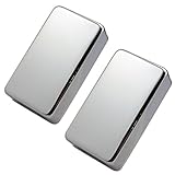 Packung mit 2 Humbucker Pickup Covers für E-Gitarren Ersatzteile.