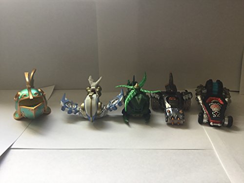 Preisvergleich Produktbild Skylanders Superchargers Vehicle Figures - Crypt Crusher - Jet Stream - Reef Ripper -Shark Tank - Stealth Stinger - Imaginators Compatible (PS4 / PS3 / Xbox One / Xbox 360 / Nintendo Wii / Nintendo Wii U )