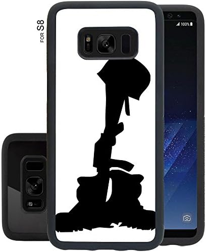 Ademen Samsung Galaxy S8 Case, Gun Design Hard PC Soft Silicone Protective Durable Shockproof Case For Samsung Galaxy S8