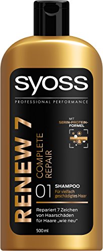 Syoss Shampoo Renew 7 Complete Repair, 3er Pack (3 x 500 ml)