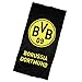 Produktbild Borussia Dortmund BVB Strandtuch mit Emblem Baumwolle Schwarz/Gelb 150 x 75 x 1 cm