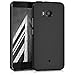Price comparison product image kwmobile TPU Silicone Case for HTC U11 - Soft Flexible Shock Absorbent Protective Phone Cover - Black Matte
