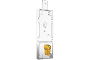 Prefer B561.681Z.0000 Serrature per Porte Basculanti/garage interasse 70 mm Cilindro Profilo Europeo senza cilindro, catenaccio con foro M6