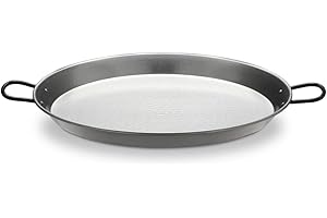 Vaello Campos La Valenciana 34cm Polished Steel Paella Pan