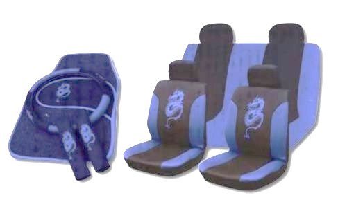 Price comparison product image 13pc Dragon Seatcover Set in Blue