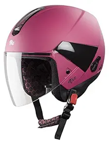 Steelbird Hi-Gn SBH-5 VIC Women's ABS Open Face Helmet with Plain Visor (XS)