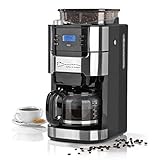 TROPFSTOP: Man kann während des Brühvorgangs die Kanne für 30 Sekunden aus der Kaffeemaschine nehmen, um Kaffee einzuschenken. Der Tropfstop am Kaffeeauslass verhindert, dass der Kaffee auf die Warmhalteplatte läuft, wenn die Kanne nicht eingesetzt ist.