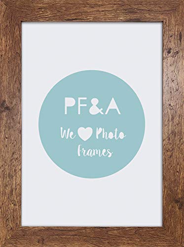 A4 Rustic Wood Effect Photo Frame With Glass Window (Width 3cm) by Photo Frames And Art 2 u