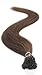 100 X 0.5g 18" Pre Bonded 100% Real Natural Stick Tip I Tip itip Human Hair Extensions 8# Light Brown