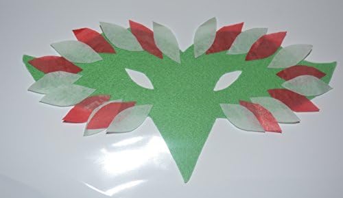 Bird Mask. 1 item in green felt color