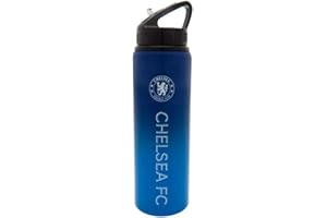 ND SPORTS Hy-Pro Chelsea Fc - Botella deportiva de aluminio para bebidas acuáticas, diseño XL, azul, 750 ml, K-REY-CH05894