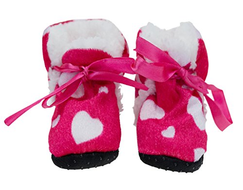 BONAMART ® Baby Girl Boy Newborn Thick Non Skid Winter Shoes Socks Slippers 0-6 Months
