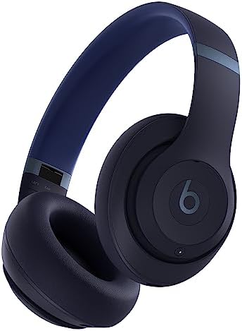 Beats Studio Pro - Cuffie Bluetooth senza fili con cancellazione del rumore - Audio spaziale personalizzato, audio senza perdita di dati tramite USB-C, compatibile con Apple e Android - Blu navy