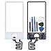 Produktbild BisLinks® Weiß LCD Touch Bildschirm Digitizer Assembly Ersatz Für iPod Nano 7 7th Gen