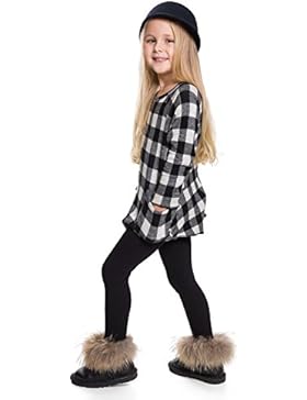 Hi! Mom WINTER KINDER LEGGINGS volle Länge Baumwolle Kinder Hose Thermische Material jedes Alter child28