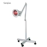 Sanqiao Infrared IR Heating Floor Lamp for Thermotherapy Muscle Pain Relief Accupuncture Beauty Treatment - Dimmable Heat with Stand & Flexible Arm