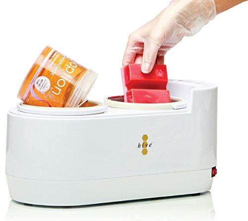 Hive Depilatory Dual Digital Wax Heater 1 Litre / 0.5 Litre Pot Heater Warmer Hair Removal Paraffin Beauty Salon Equipment CODE: HOB8100