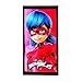 Produktbild lilihome Miraculous: Tales of Ladybug & Cat Noir Girls Beach Towel - Red