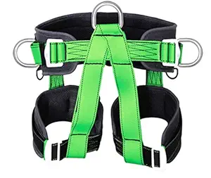 Climbing Harness Outdoor Rock Climbing Mountaineering Rappelling Safety Belt Harness Wall Mountain Tree Climbing Harness for Fire Rescuing Rock Climbing Rappelling