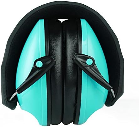 ECHI Kid Hearing Protection Ear Muffs, Foldable Ear Defenders for 6 Months to 4 Years Old (Sky Blue)