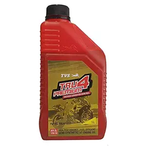 TVS TRU4 Premium 10W30 4T SEMI Synthetic Oil (900ml).