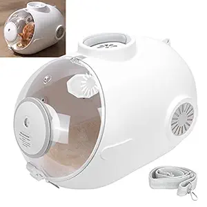 Cat Shoulder Bag Carrier, High Elasticity Cat Capsule Carrier Skylights is Reasonably Divided for Pet Owner for Hike for Go Hiking for Dogs