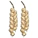 Produktbild ULTNICE 2pcs 20-Zoll-Knoblauch Saiten künstliche Gemüse/künstliche Knoblauch für Party Dekoration Beige