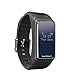 Produktbild LL-Bluetooth Smart Band Talkband Pulsmesser Smart Watch Sport Gesundheit Smart Armband mit Music Player Anruf annehmen , black