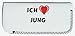 Brillenetui mit Ich liebe Jung (Vorname/Zuname/Spitzname)
