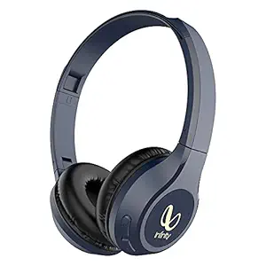 Infinity by Harman Tranz 700 On Ear Wireless Headphone with Mic, 20 Hrs Playtime with Quick Charge, Deep Bass, Dual Equalizer, Bluetooth 5.0 and Voice Assistant Support (Blue)