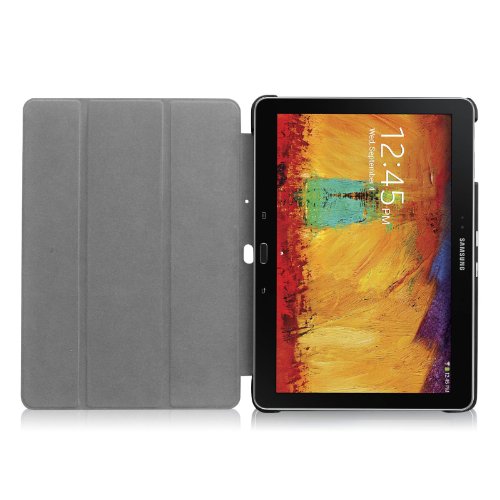 Fintie Samsung Galaxy Note 10.1 2014 Edition / Samsung Galaxy Tab Pro 10.1 T520 T525 Hülle Case – Ultra Slim Lightweight superleicht Stand Smart Shell Schutzhülle Cover Tasche Etui mit Auto Schlaf/Wach Funktion, Marineblau - 8