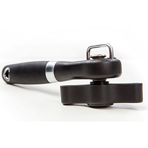 Dosenöffner, PEMOTech® Professionelle Ergonomische Gerundete Ecke (Manuelle Seitengeschnittene Dosenöffner), Sharp-Easy-Turn Design mit Weichem Griff, Hochwertiger Küchendose und Deckelheber, Welches das Essen Nicht Berührt - 7
