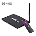 Produktbild Android 7.1 Smart TV Box RK3328 Quad Core 2,4 G / 5 G WiFi Bt 4,1 H.265 VP9 HDR 3D UHD 4K Media Player (2 GB + 16 GB) ROM